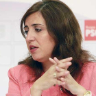 La secretaria provincial del PSOE, Esther Peña.