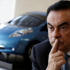 Carlos Ghosn en una conferencia de prensa en Japón el pasado 23 de febrero.-REUTERS / TORU HANAI