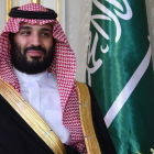 El príncipe saudí, Mohamed bin Salmán, fotografiado en su encuentro con el presidente tunecino el pasado 27 de noviembre.-FETHI BELAID (AFP)