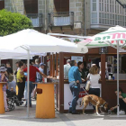 La ola de calor obligó a las casetas a instalar sombrillas durante el día.-RAÚL G. OCHOA