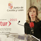 La consejera de Cultura y Turismo, Alicia García, presenta el stand de Castilla y León en Fitur-J.M.Lostau