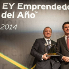Ernesto Antolín junto al ministro de Industria, José Manuel Soria.-ECB