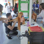 Imagen de uno de los talleres de Fundación Lesmes.-ISRAEL L. MURILLO