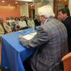 Rico presidió en septiembre la presentación a su ejecutiva de los miembros del comité electoral junto a Lacalle.-R. OCHOA