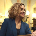 La nueva presidenta del Congreso, Meritxell Batet, en el hemiciclo.-DAVID CASTRO