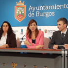 La vicealcaldesa, Nuria Barrio, compareció con Rojo y Gonzalo.-ECB