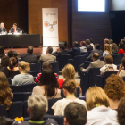 Imagen de la inauguración de las jornadas, ayer en la Casa del Cordón.-ISRAEL L. MURILLO
