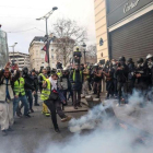 Disturbios en París durante la protesta de los chalecos amarillos-AFP / ZAKARIA ABDELKAFI
