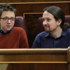 Íñigo Errejón y Pablo Iglesias-JUAN MANUEL PRATS