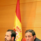 El consejero, ayer, en su comparecencia en la Comisión de Sanidad.-ICAL