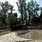 Presa de los Trampones en el río Arlanzón.-ECB