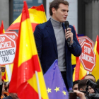 El líder de Ciudadanos, Albert Rivera, en la concentración de Madrid.-J.J. GUILLÉN (EFE)