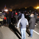 Manifestantes de Tsunami Democràtic cortan la AP-7 en Salt.-JOAN CASTRO / ICONNA
