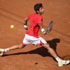 Nicolás Álvarez devuelve una bola con el revés.-ITF