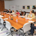 Los miembros del consejo rector del consorcio se reunieron ayer en la Casa del Cordón.-I.L.M.