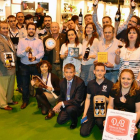 La delegación de Burgos Alimenta durante la jornada de ayer en el Salón de Gourmets.-ECB