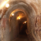 Una de las cuevas arandinas.-L. V.