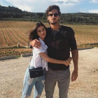Feliciano López y Sandra Gago, en la primera imagen que el tenista cuelga en su cuenta de Instagram de los dos juntos.-