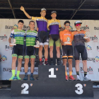 Podio de honor masculino de la categoría Elite UCI de la Colina Triste 2019 que finalizó ayer en Silos-ECB