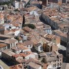 Vista aérea del centro histórico de Burgos.-RAÚL G. OCHOA