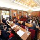 Los plenos en Burgos siempre han estado presididos por el alcalde.-ISRAEL L. MURILLO