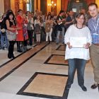 La viuda del compositor Alejandro Yagüe recibe el reconocimiento.-ISRAEL L. MURILLO