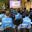 La plantilla de la Policía Local de Aranda asciende a 25 efectivos.-L.V.