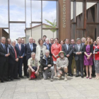 Imagen de los miembros del Patronato de la Fundación Atapuerca tras la reunión celebrada ayer en Ibeas de Juarros.-RAÚL G. OCHOA