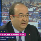 El líder del PSC, Miquel Iceta, ha bromeado con la alianza electoral con Espadaler: Para purgar tus pecados ahora trabajaras para que un gay sea presidente.-/ ESPEJO PÚBLICO (ANTENA 3)