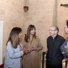 Piluca Gil, Carolina Blasco, Pablo González y Diego Crespo Ibáñez, en un momento previo a la presentación del concurso.-ICAL