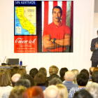 El profesor José Manuel López, ayer en la ponencia que ofreció en el Museo de la Evolución Humana.-ISRAEL L. MURILLO