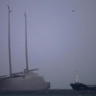 El yate a vela mas grande del mundo, el  Sailing Yatch A, retenido en Gibraltar.-CARRASCO RAGEL