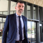 El exconseller Santi Vila llegando a los juzgados de Huesca.-JAVIER BLASCO (EFE)