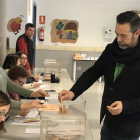 Javier Martínez votó en Venerables.-ECB