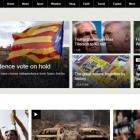 La página web de la BBC abre con Cataluña.-EL PERIÓDICO