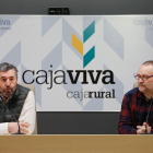 Tomás Fisca y Ángel Alfajeme, en la presentación de las actividades de Fundación Caja Rural. SANTI OTERO