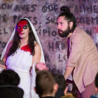 Carola Martínez y Fran de Benito, en 'Muerte a las musas'.-