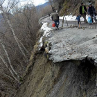 Los accesos a Baiasca de Llavorsí (Pallars Sobirà).-Foto: ACN