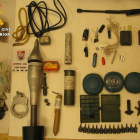 Material recuperado y destruido por la Guardia Civil.-ECB