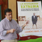 José María Vera, durante su intervención de ayer en Burgos.-RAÚL G. OCHOA