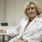 La doctora Mercedes Goñi en la Unidad de Hemetología del Hospital Universitario de Burgos.-Santi Otero