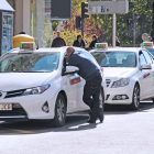 Imagen de taxis en la ciudad.-ISRAEL L. MURILLO