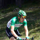 Carlos Barbero durante la pasada Vuelta a Burgos.-RICARDO ORDÓÑEZ