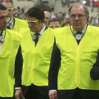 El presidente de la Junta, Jian Vicente Herrera, anunció el proyecto durante una visita a la fábrica de Bekaert en Burgos.-RAÚL OCHOA