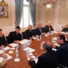 Primera sesión de trabajo de la Fundación ‘Octavo Centenario de la Catedral. Burgos 2021’.-ICAL