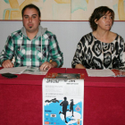 Los concejales de Deportes y Cultura, Ernesto Cue y Ana García Marañón-ECB