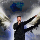 El ruso Sergey Lazarev, en la primera semifinal de Eurovisión 2016.-AFP / JONATHAN NACKSTRAND