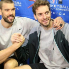 Los hermanos Marc y Pau Gasol.-GASOLFOUNDATION.ORG