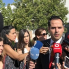 Ignacio Aguado ante la prensa.-CIUDADANOS