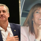 El líder del PNV, Iñigo Urkullu, y la del PSE, Idoia Mendia.-